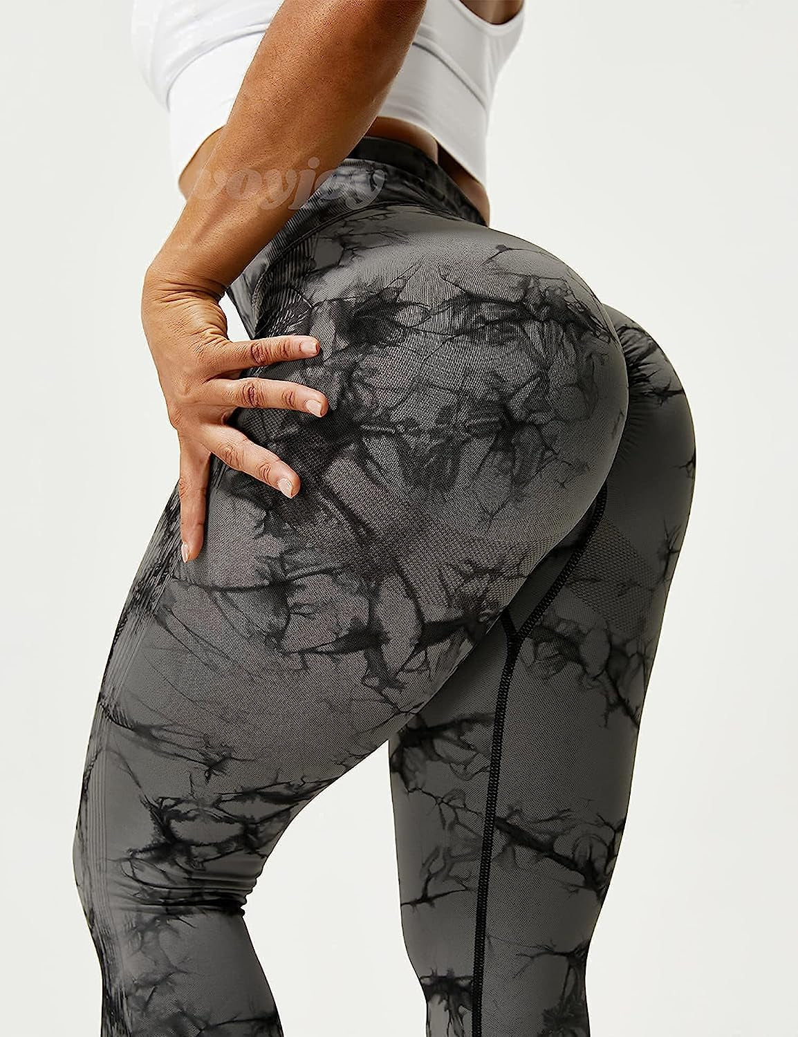 Seamless Leggings for Women High Waist Yoga Pants Scrunch Butt Lifting Elastic Tights