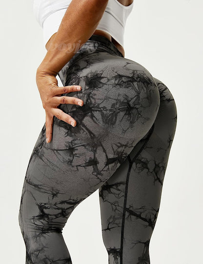 Seamless Leggings for Women High Waist Yoga Pants Scrunch Butt Lifting Elastic Tights