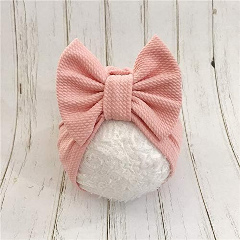 Newborn Baby Girl Turban Hats - 5-Piece Headwrap Set for Infants and Toddlers