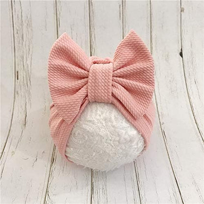 Newborn Baby Girl Turban Hats - 5-Piece Headwrap Set for Infants and Toddlers