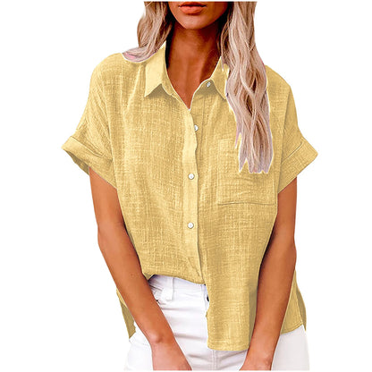 Summer Women Tops Tee Cotton Linen Tshirt Woman Clothing Camisas Mujer Casual T Shirt Blusas Streetwear Loose Ladies T-Shirts