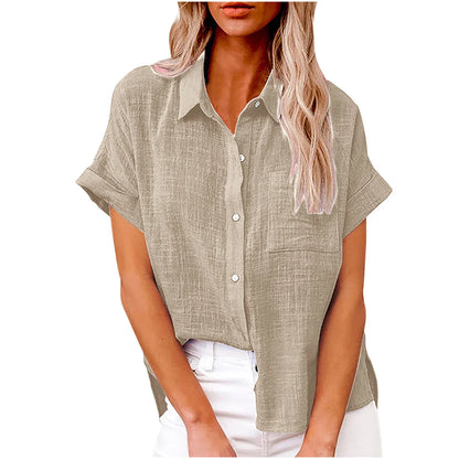 Summer Women Tops Tee Cotton Linen Tshirt Woman Clothing Camisas Mujer Casual T Shirt Blusas Streetwear Loose Ladies T-Shirts