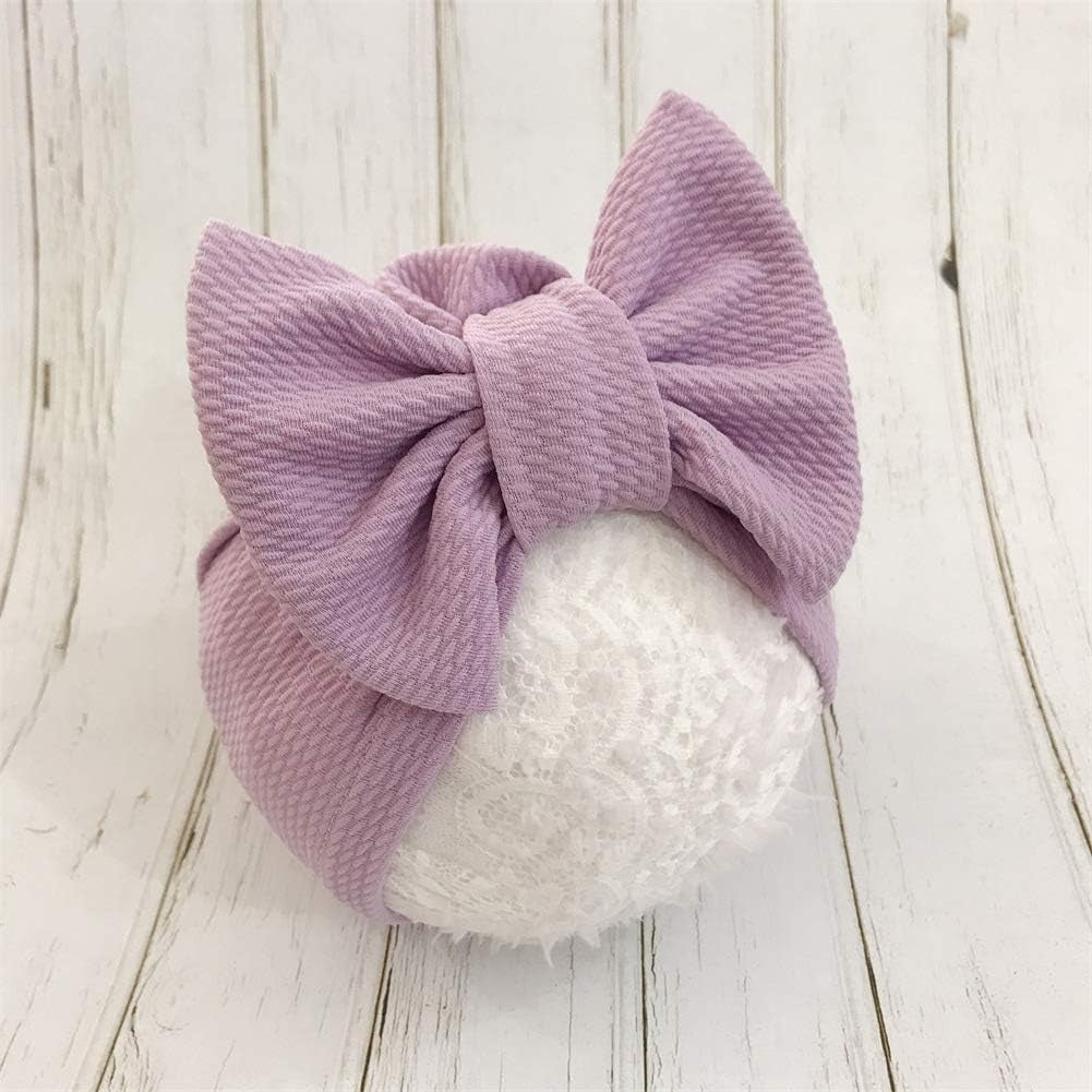 Newborn Baby Girl Turban Hats - 5-Piece Headwrap Set for Infants and Toddlers
