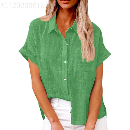 Summer Women Tops Tee Cotton Linen Tshirt Woman Clothing Camisas Mujer Casual T Shirt Blusas Streetwear Loose Ladies T-Shirts